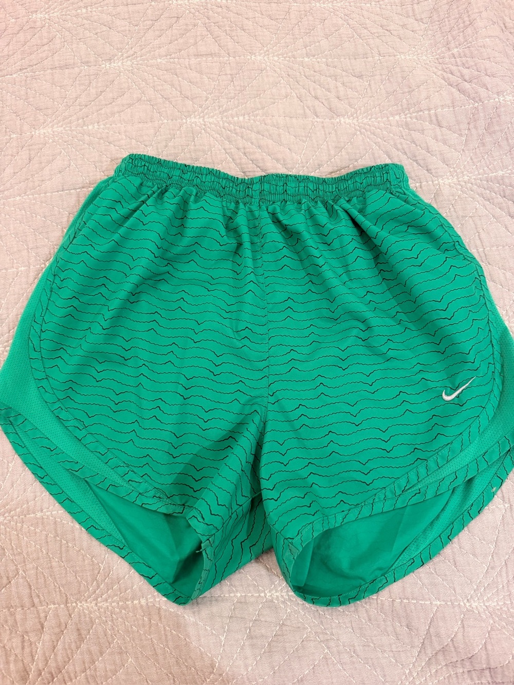 Nike Women's Green Athletic Running Shorts